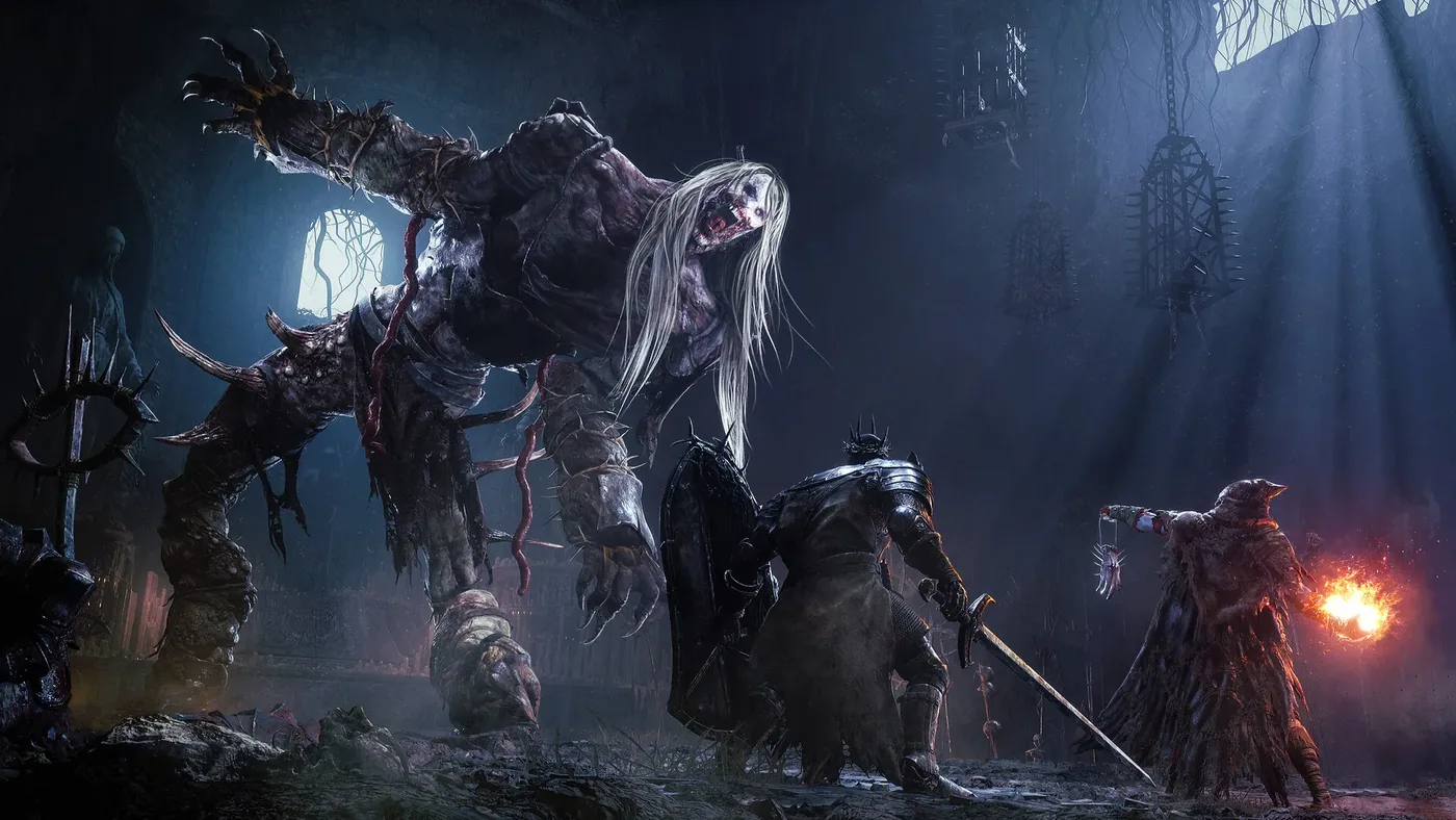 Lords of the Fallen — бой с противником в Умбриуме